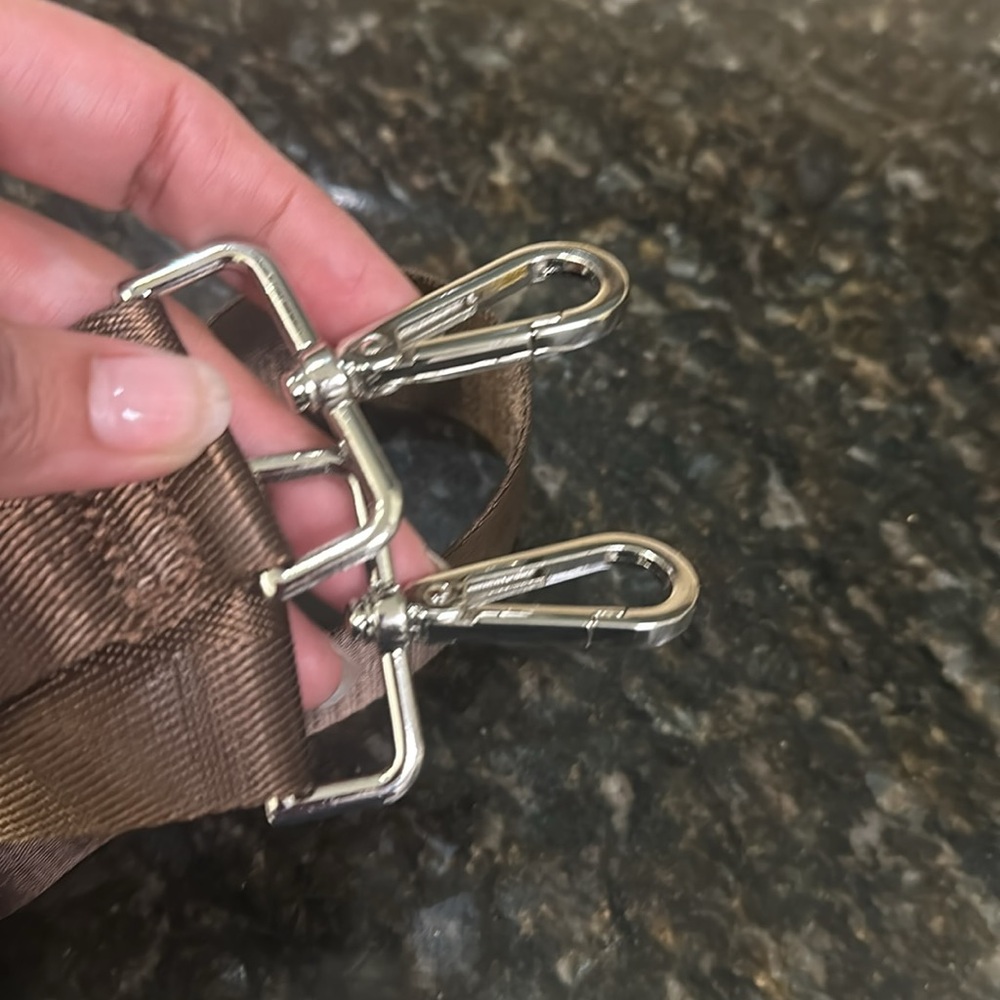 New Brown Replacement Strap , Silver Hardware Gui… - image 2